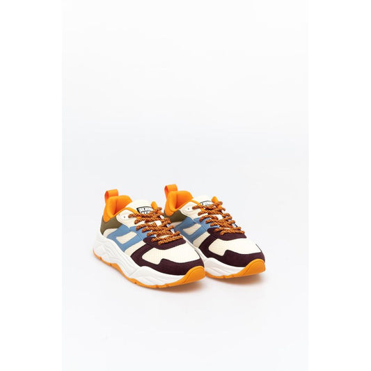 Multicolor Nylon Athletic Sneakers