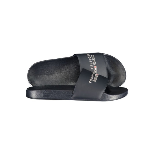 Blue Polyurethane Men Slipper