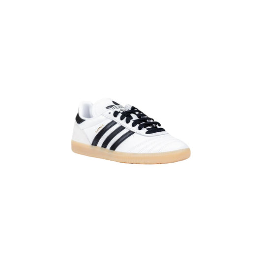 Black And White Artificial Leather Athletic Sneakers