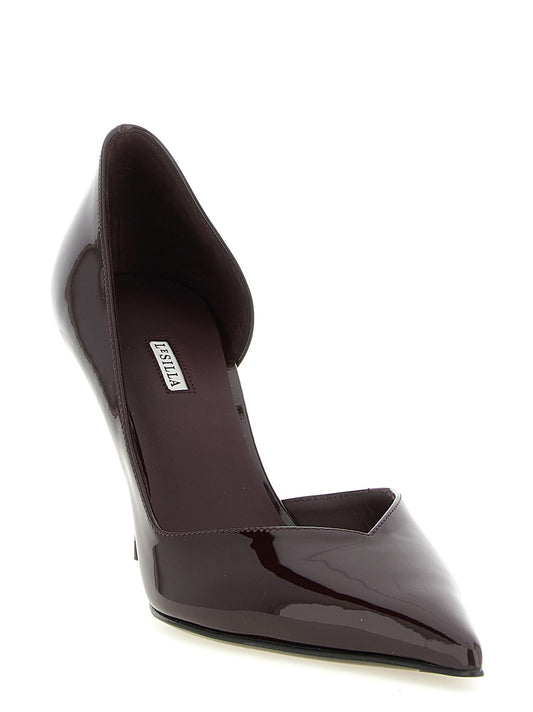 Red Calfskin High Heel Pumps