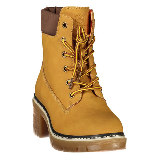 Yellow Polyurethane Women's Boot