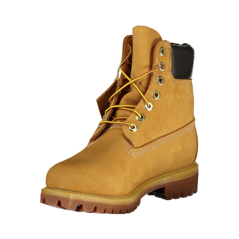 Yellow Premium Leather Waterproof Boots.