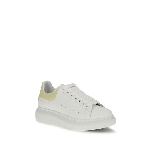White Calf Leather Bos Taurus Chunky Sneakers