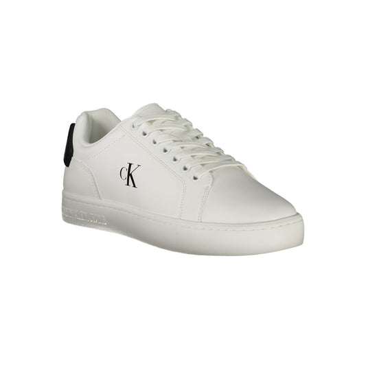 Bianco Poliuretano Men Sneaker