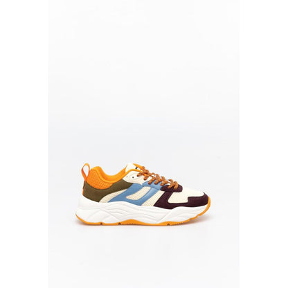 Multicolor Nylon Athletic Sneakers