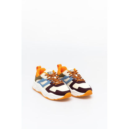 Multicolor Nylon Athletic Sneakers