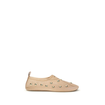 Multicolor Polyamide Ballet Flats