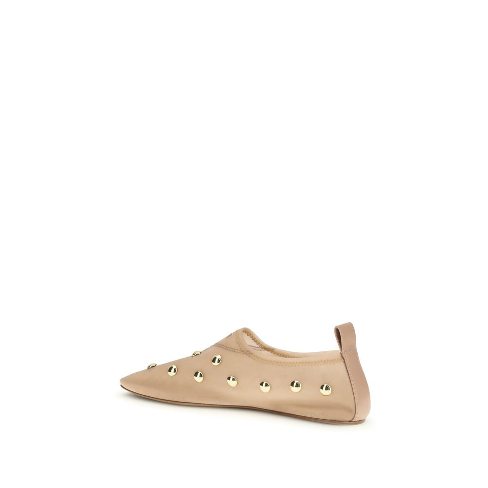 Multicolor Polyamide Ballet Flats