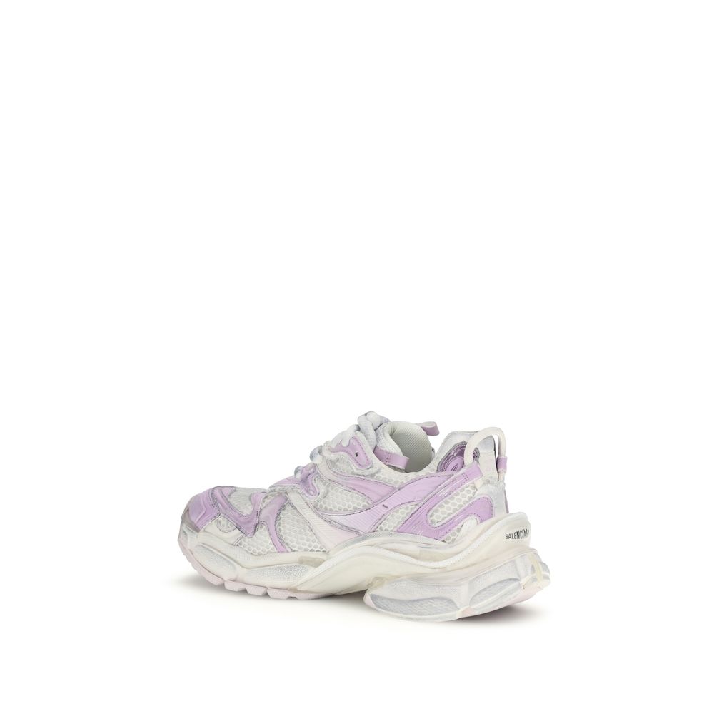 Multicolor Polyurethane Athletic Sneakers