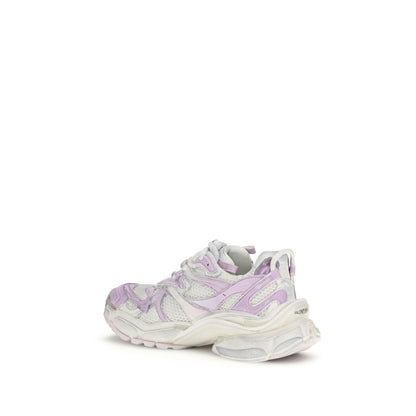 Multicolor Polyurethane Athletic Sneakers