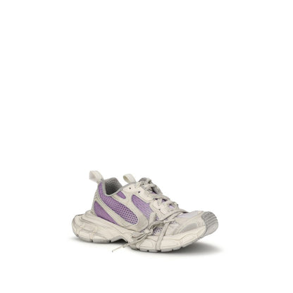 Multicolor Fabric Athletic Sneakers