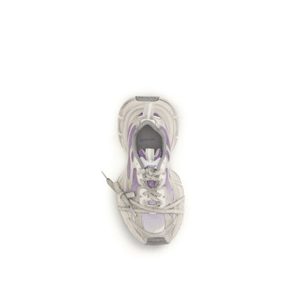 Multicolor Fabric Athletic Sneakers