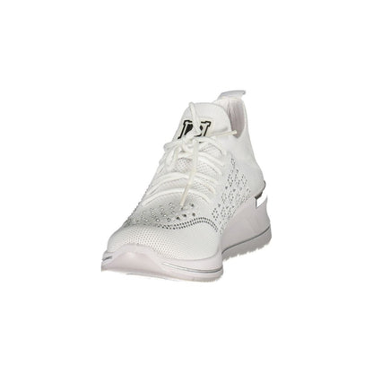 Bianco Polyester Women Sneaker