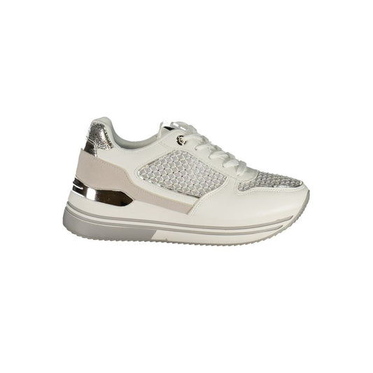 Bianco Polyurethane Women Sneaker