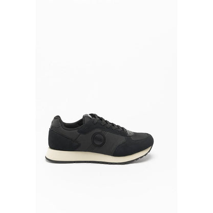Red Nylon Athletic Sneakers