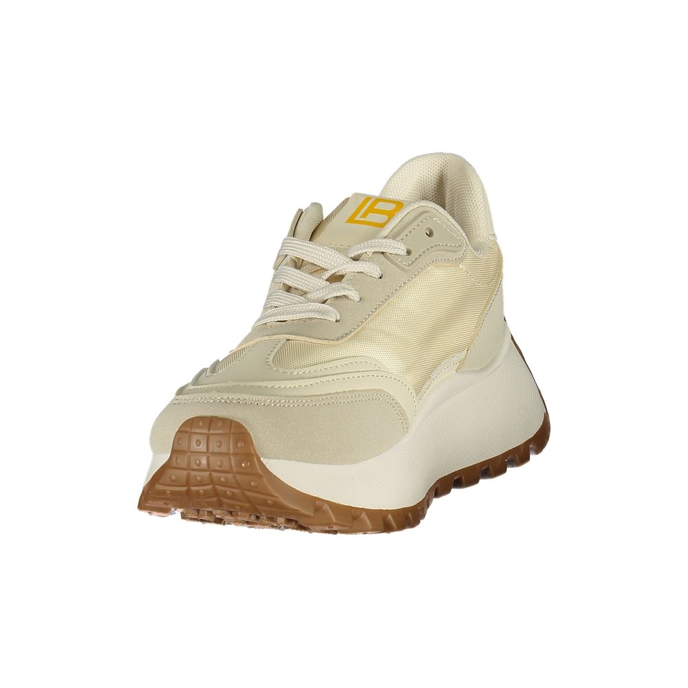 Beige Polyurethane Women Sneaker