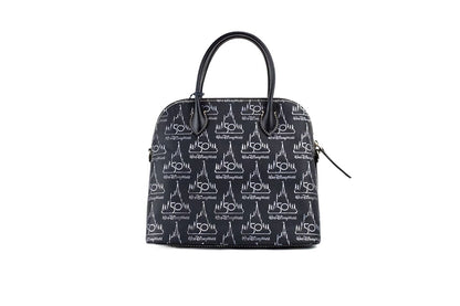 Dooney & Bourke Black Walt Disney World 50th Anniversary Leather Satchel Handbag