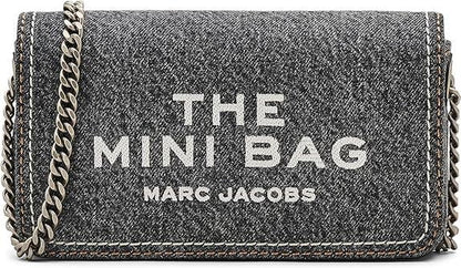 Marc Jacobs The Denim Chain Mini Bag - Black Wash