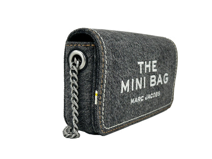 Marc Jacobs The Denim Chain Mini Bag - Black Wash
