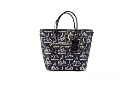 Dooney & Bourke Black Walt Disney World 50th Anniversary Leather Tote Bag