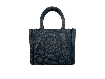 Versace Women'S 'Extra Small Athena' Shopping Bag Black