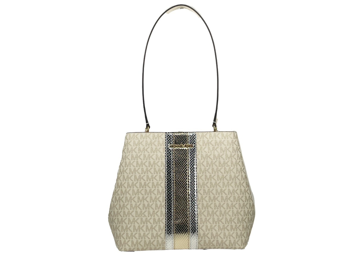 Michael Kors Medium Pratt Bucket Shoulder Bag Purse