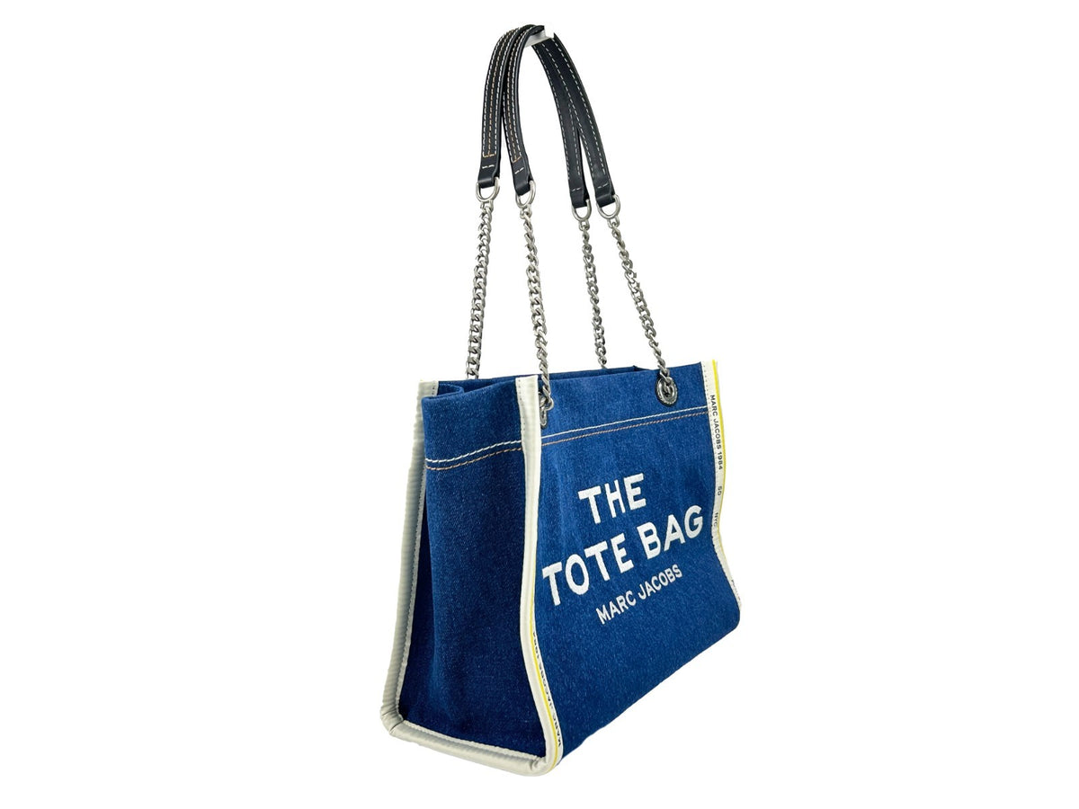 Marc Jacobs Denim Chain Medium The Tote Bag