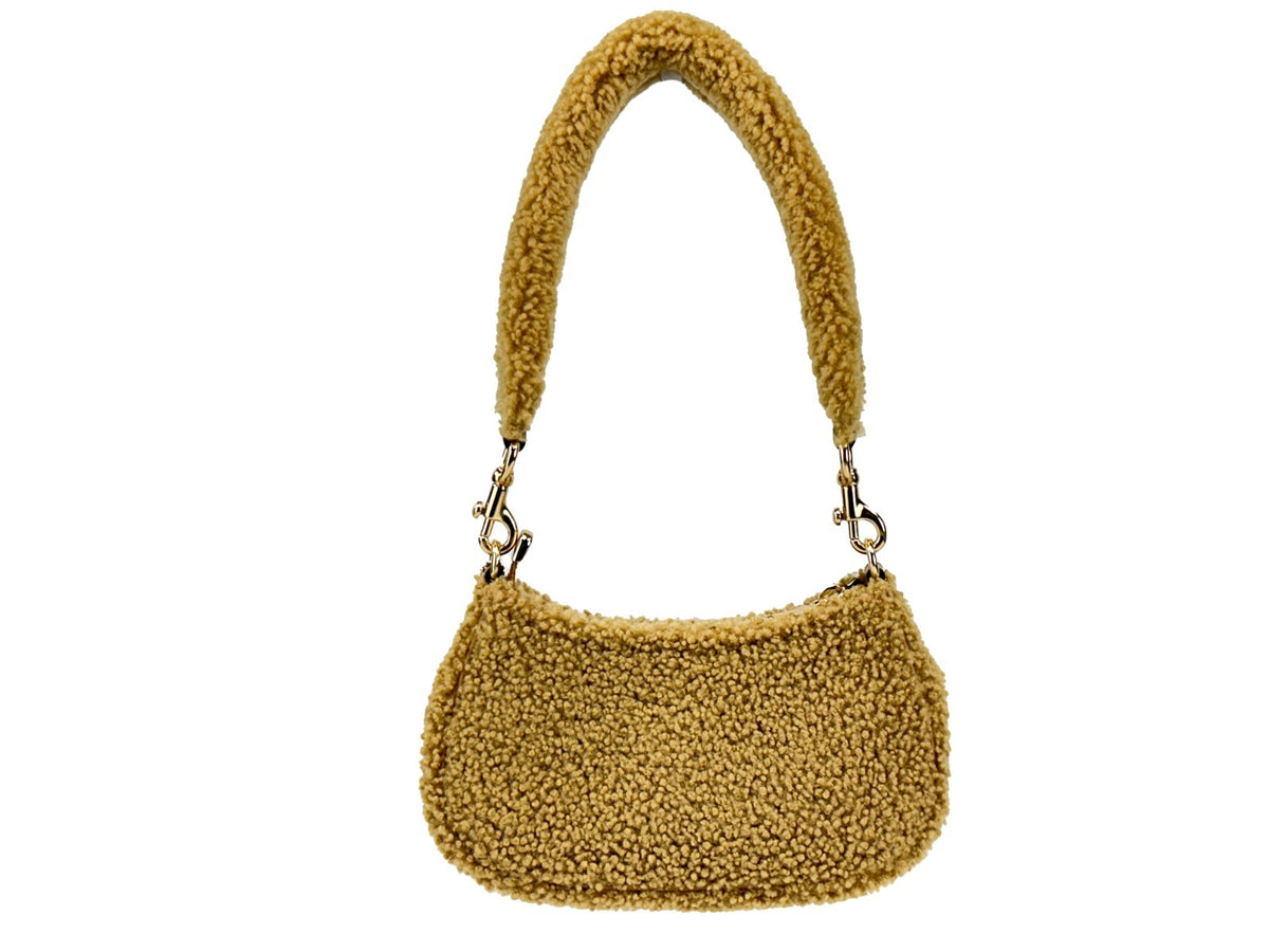 Coach Teri Mini Shearling Fur Crossbody Bag