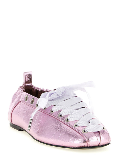Multicolor Polyethylene Ballet Flats