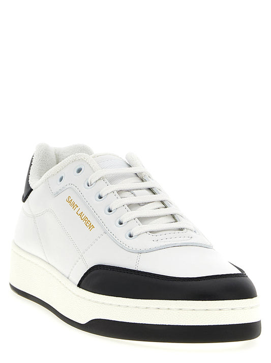 Bicolor Calfskin Low Top Sneakers