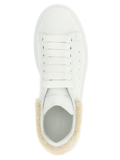 Beige Calfskin Chunky Sneakers