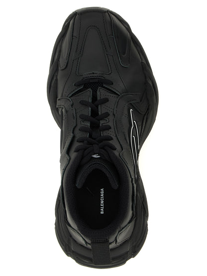 Black Calfskin Athletic Sneakers