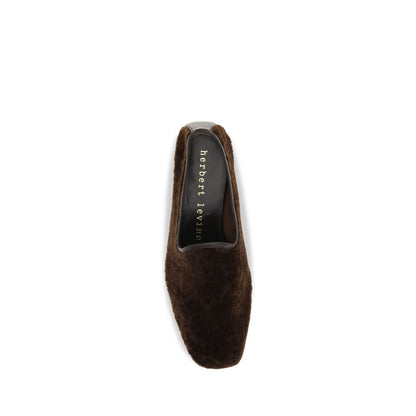 Brown Calf Leather Bos Taurus Slip-On Loafers