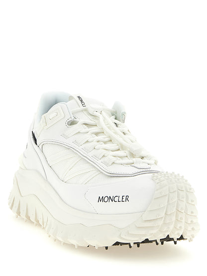 White Leather Athletic Sneakers