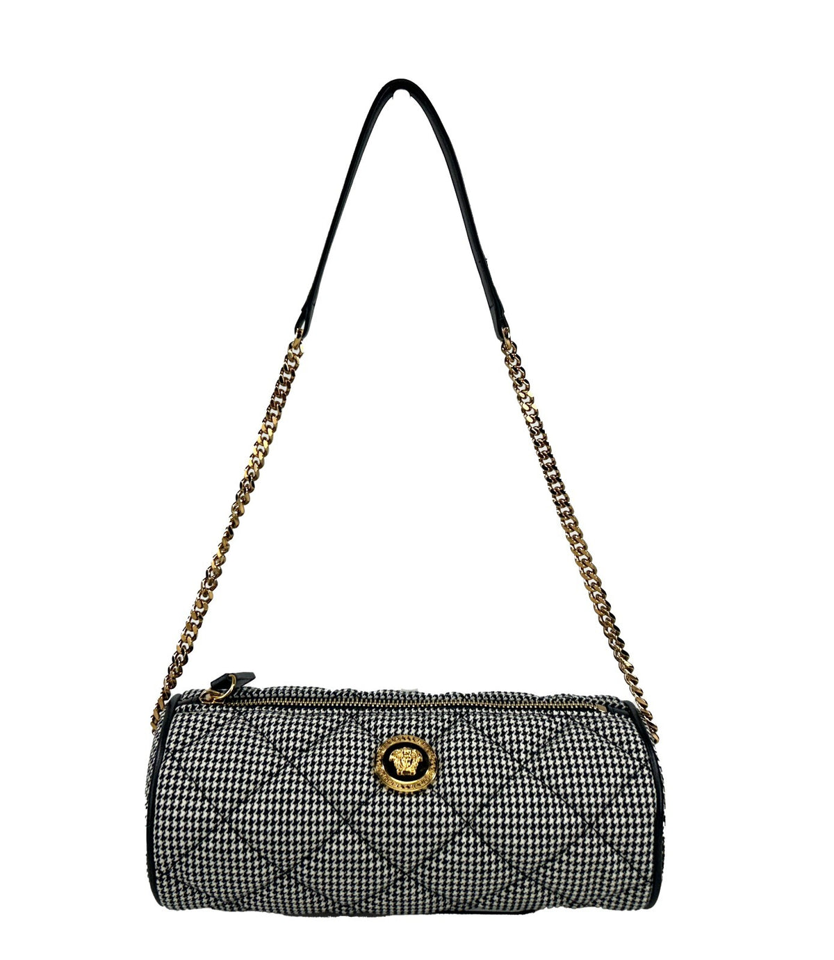 Versace Medusa Quilted Evening Sling Crossbody Bag
