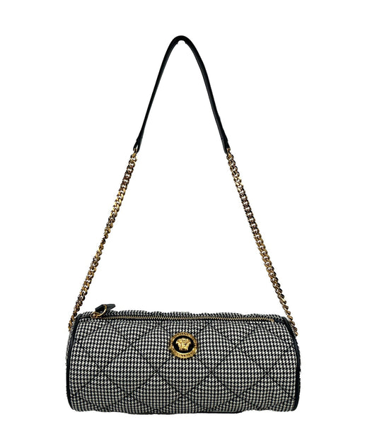 Versace Medusa Quilted Evening Sling Crossbody Bag