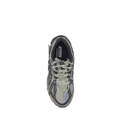 Silver Polyester Athletic Sneakers