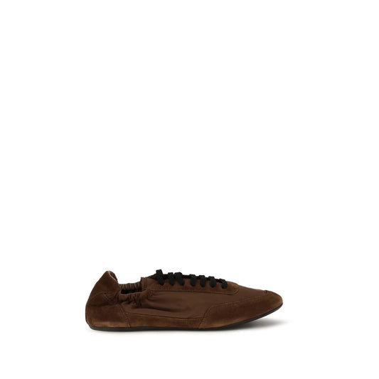 Brown Calf Leather Bos Taurus Athletic Sneakers