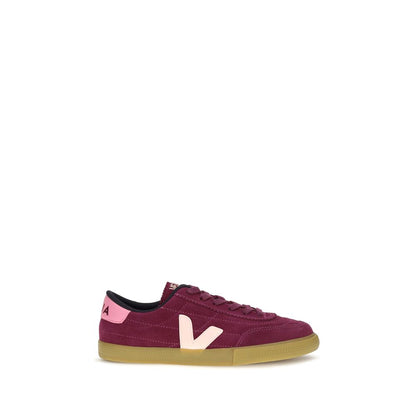 Purple Calf Leather Bos Taurus Low Top Sneakers