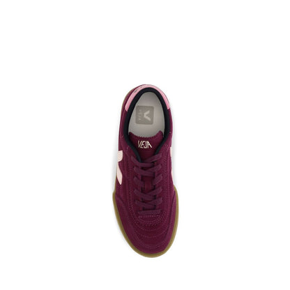 Purple Calf Leather Bos Taurus Low Top Sneakers