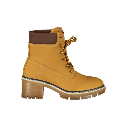 Yellow Polyurethane Women's Boot