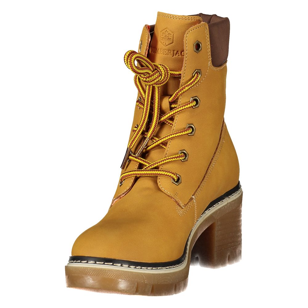 Yellow Polyurethane Women's Boot