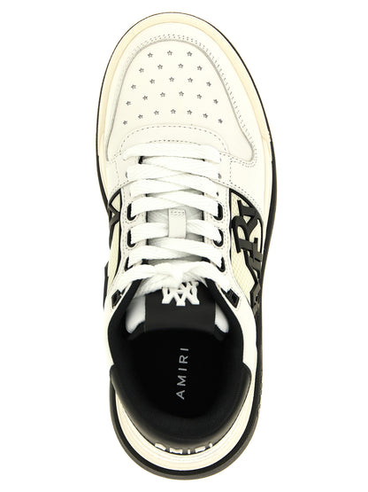 Bicolor Calfskin Athletic Sneakers