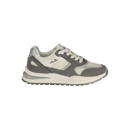 White Polyurethane Women's Sneaker