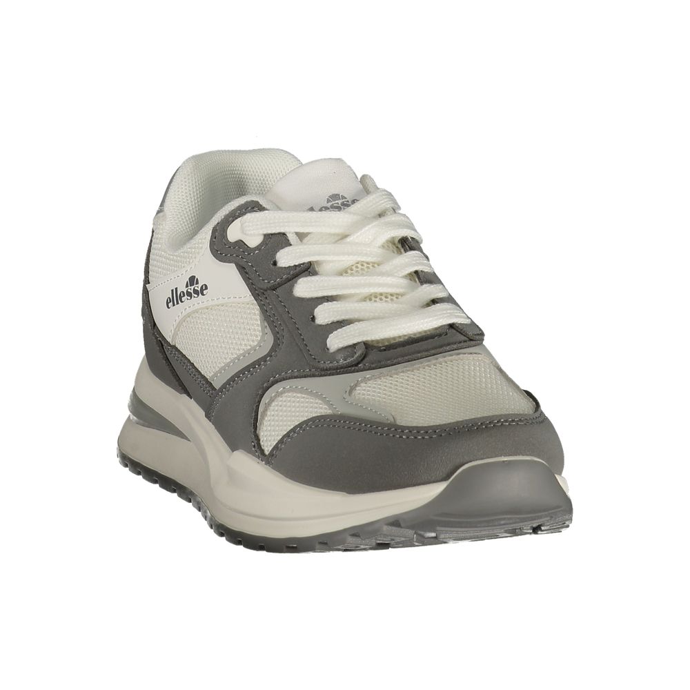 White Polyurethane Women's Sneaker