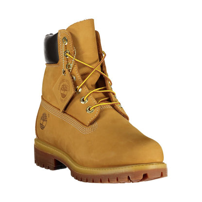 Yellow Premium Leather Waterproof Boots.
