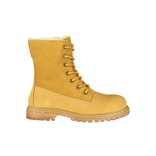 Yellow Leather Women's Boot