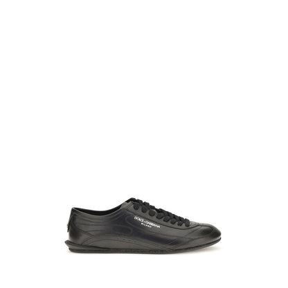 Black Calf Leather Bos Taurus Low Top Sneakers