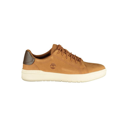 Brown Leather Men's Sneaker