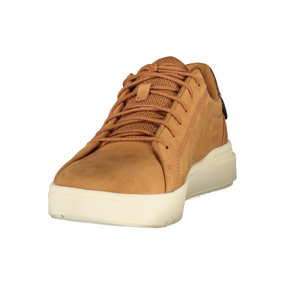 Brown Leather Men's Sneaker